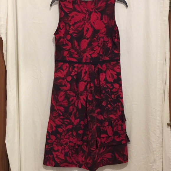 Simple Vera red/black sleeveless dress Size 6 - Picture 4 of 6